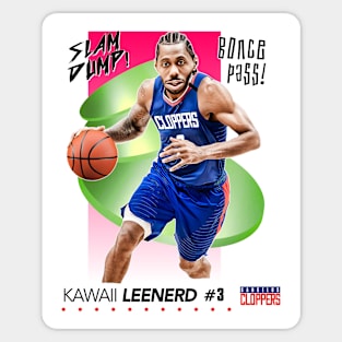 Dump Sports Basketball - Kawaii Leenerd Sticker